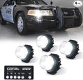 Xprite 4PCS LED Hideaway Strobe Lights Kit by XPRITE