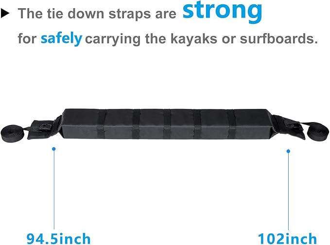 Kayak Roof Rack Pads Universal Car Soft Roof Rack