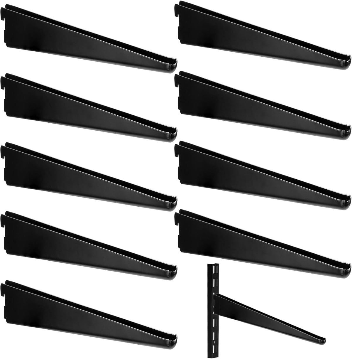 yalikop 10 pack adjustable shelf brackets for double, main product view