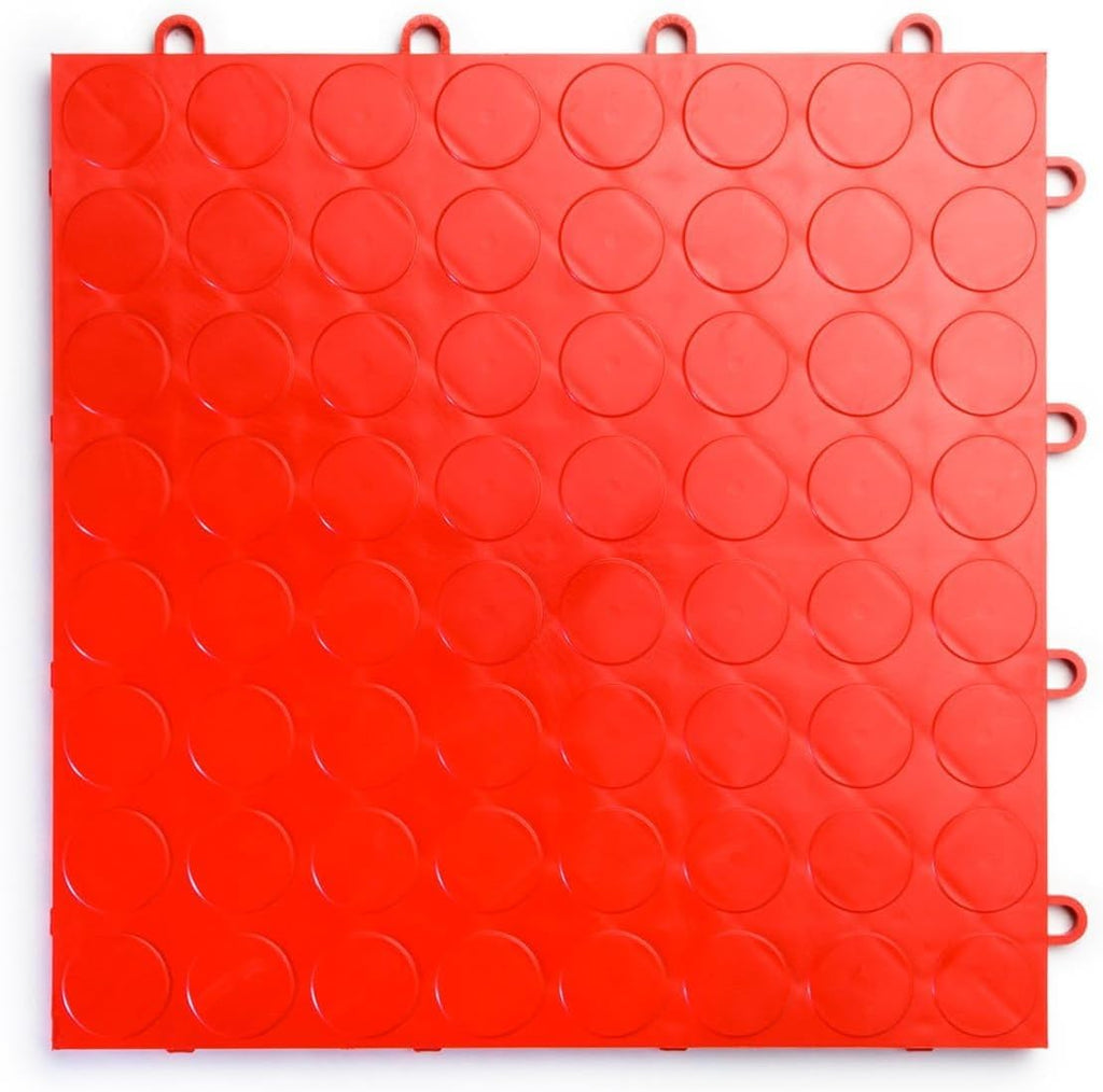 Big Floors RaceDeck CircleTrac, Interlocking Non-Slip Garage Flooring Tile