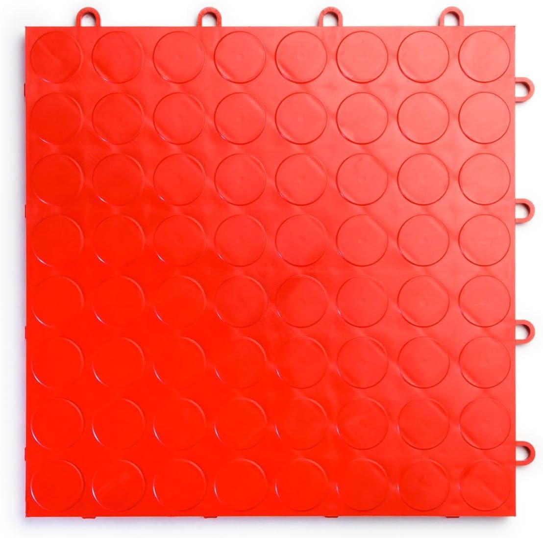 Big Floors RaceDeck CircleTrac, Interlocking Non-Slip Garage Flooring Tile
