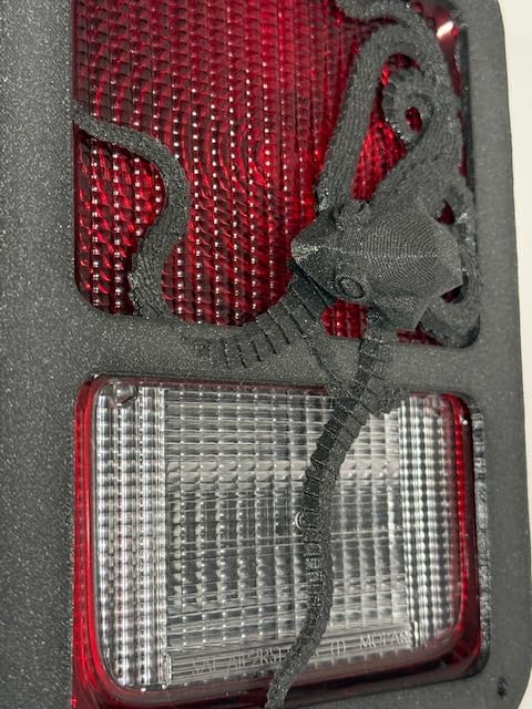 Robo Octopus Crawling n 3D - Black For Jeep Wrangler JK/JKU Rear Tail Light Covers (07-18) - Love Fish Octopus's Swimming Tentacles