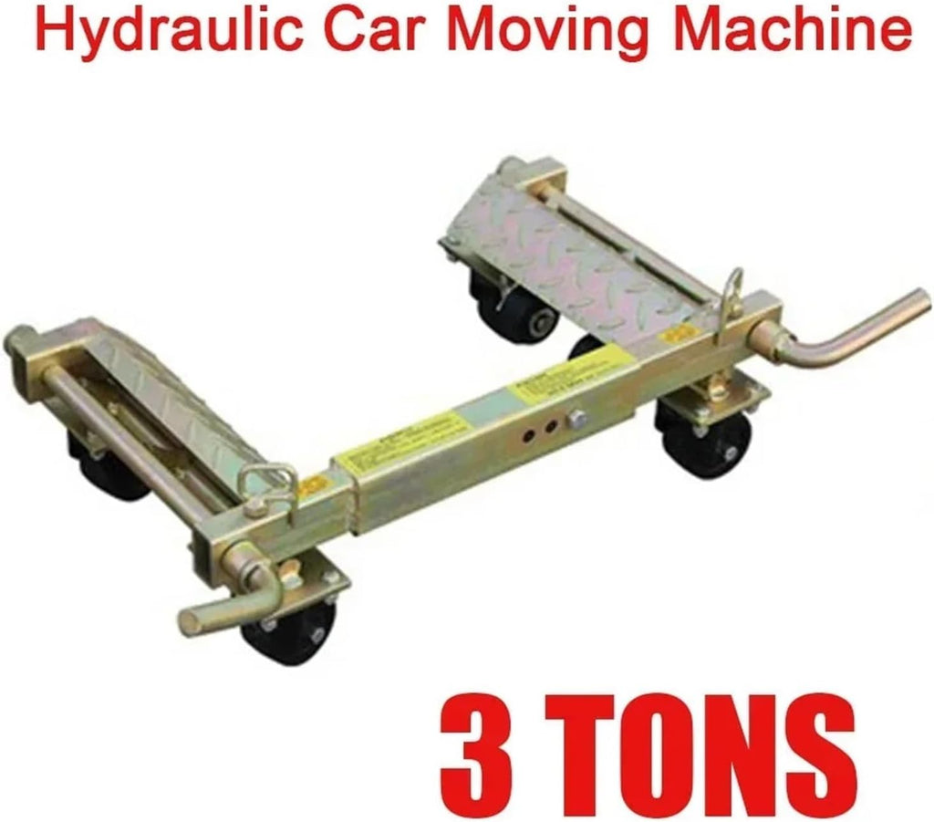 Cart Moving Cars 3T Hydraulic Car Moving Machine Universal Wheel Car Mover Hydraulic Trailer Vehicle Mobile Device Trailer Mover,