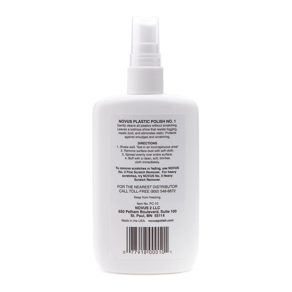 NOVUS 7020 | Plastic Clean & Shine #1 | 8 Ounce Bottle
