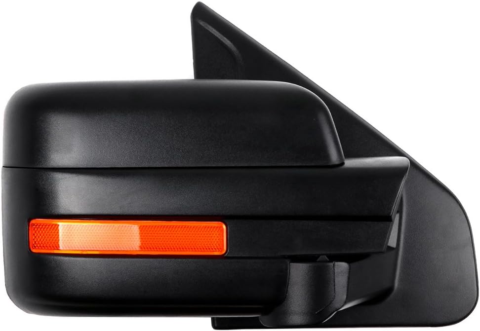 Passenger Side Heated Towing Mirrors Fits 2004-2014 for Ford for F-150 Series Truck Pickup, Power Adjusted View Mirror with Turn Signal Indicator