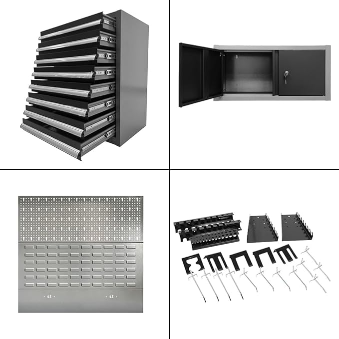 Metal Garage Cabinet Set, Heavy Duty - Image 8