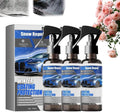 Car Windshield Snow Melting Coating Spray,Windshield De Icer Spray for Winter,Multi-Purpose Car Window Remover Snows Sprays for All Cars (3PC)