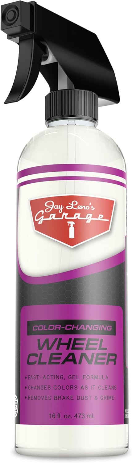 Jay Leno's Garage Wheel Cleaner Spray – Brake Cleaner and Heavy Duty Brake Dust Remover (Pack of 2) (16 oz (Pack of 2))