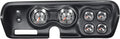 Auto Meter 7030 Gauge Kit (6 Pc, Bbody/Chrgr/GTX/Rdrunr/Sat 71-74, Tach/Mph/Fuel/Oilp/Wtmp/Volt, American Muscle)
