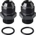 10AN Male Flare to 8AN ORB O-ring Boss Fuel Pump Rail Adapter Fitting Aluminum by Podavelle
