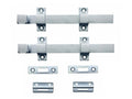 qcaa heavy duty surface bolt, steel, 8", brushed, main product view