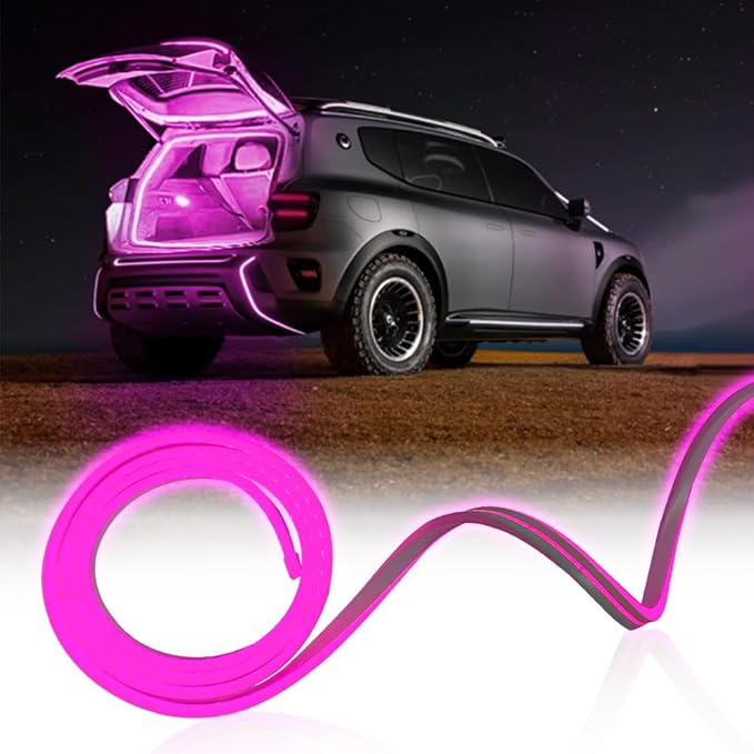 Car LED Strip Light For Trunk, 158Inch IP67 Silicone Waterproof Neon Light by YIFENGSHUNDIRECT