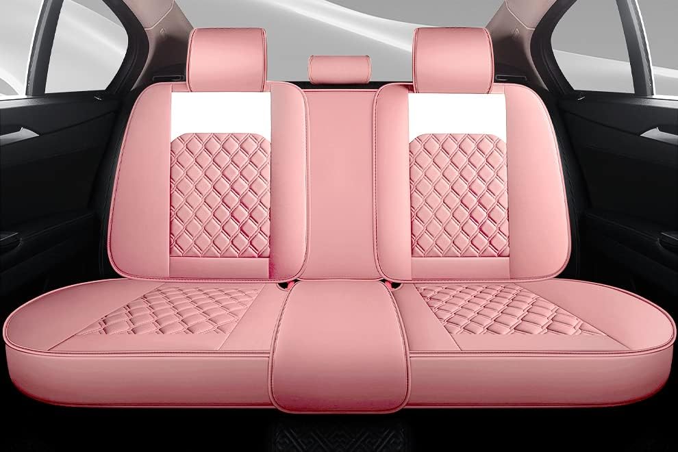 cute bunny seat cover 5 set with waterproof, side view