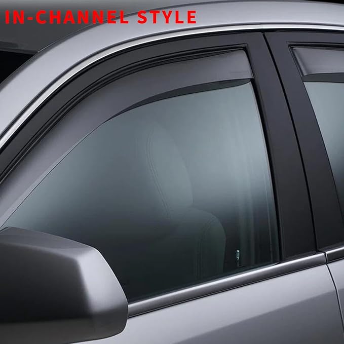in Channel Rain Guards Fit for Chevrolet Chevy Suburban 2021 2022 2023 2024 2025 - Image 3