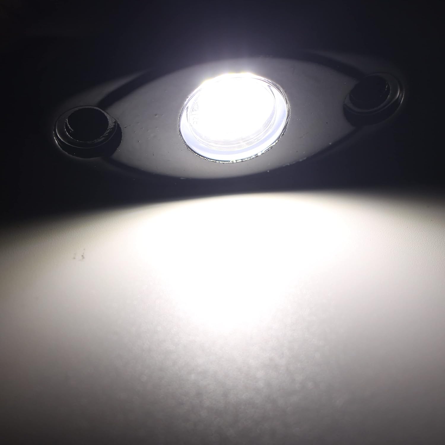 White Led Rock Lights Kit,8 Pods Light for Truck Car ATV SUV Boat Motorcycle Vehicle Under Body Glow Light Lamp Trail Lighting