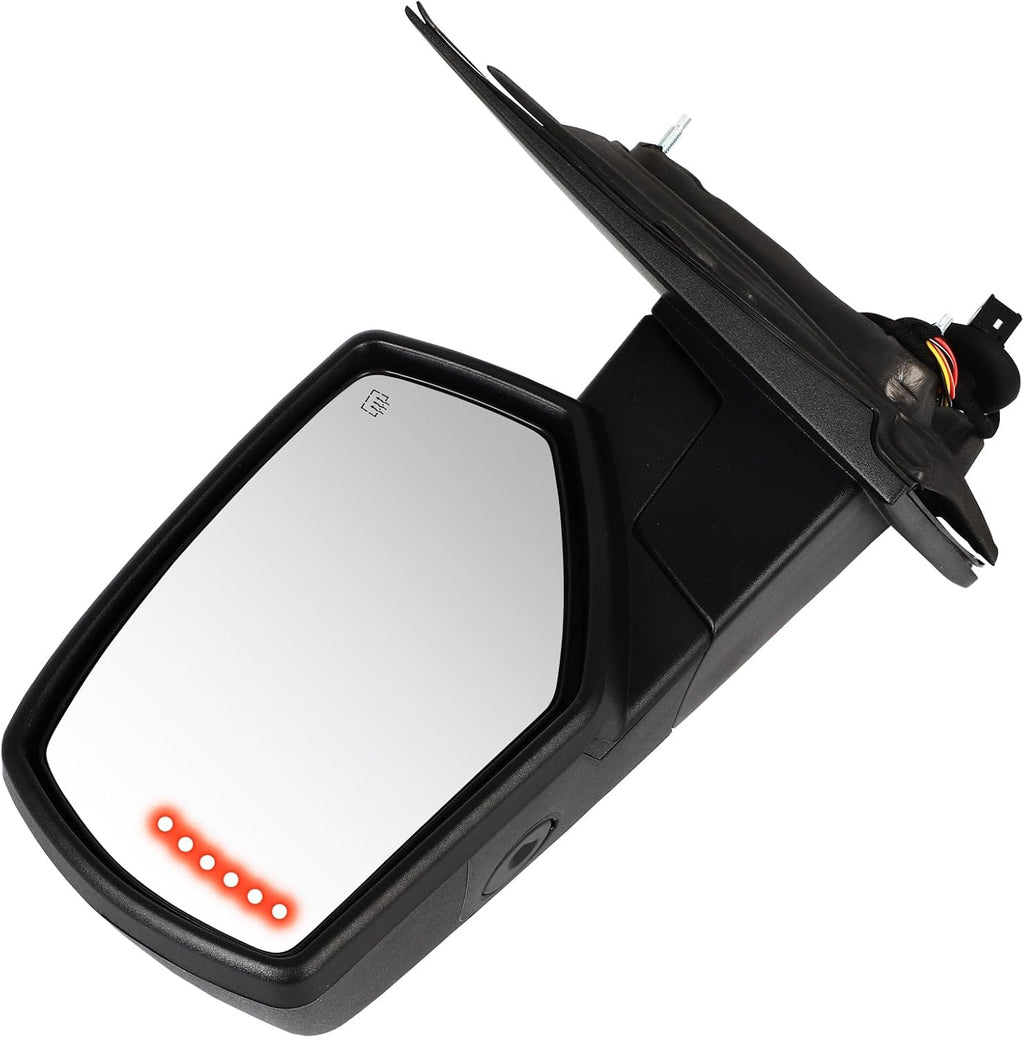 A Pair Towing Mirrors Fits For Chevrolet Silverado 2014-2018, for GMC Sierra 2014-2018
