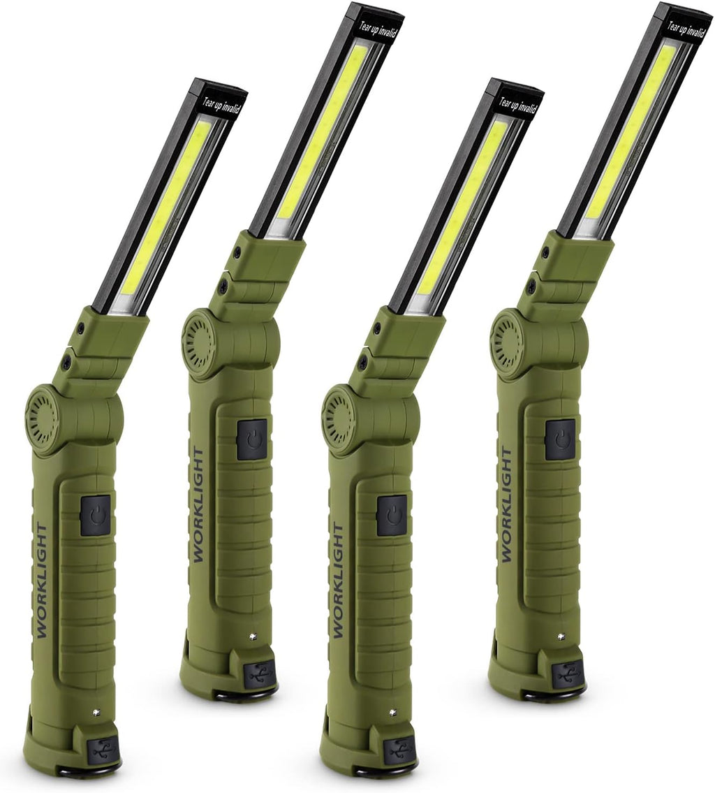 4 Pack Rechargeable LED Work Lights