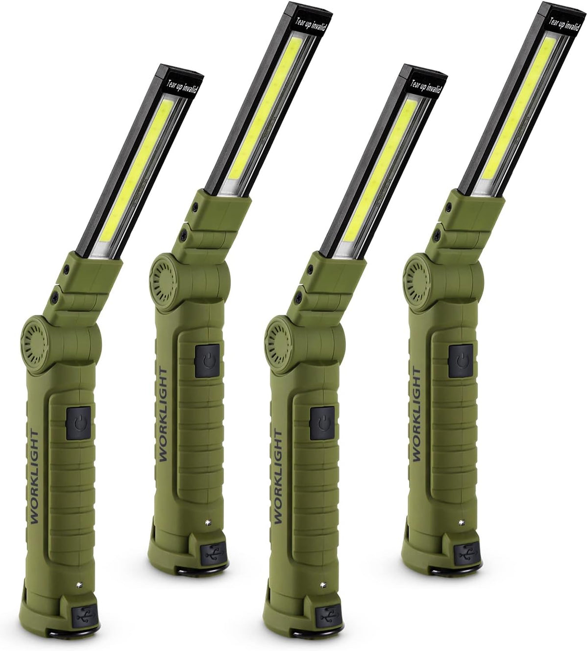4 Pack Rechargeable LED Work Lights