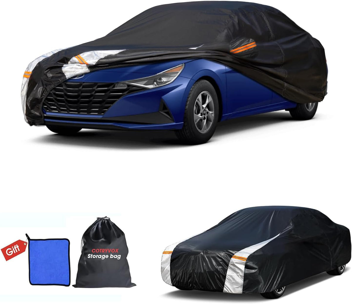 Hyundai Elantra Car Cover 100% Waterproof All Weather, Gift