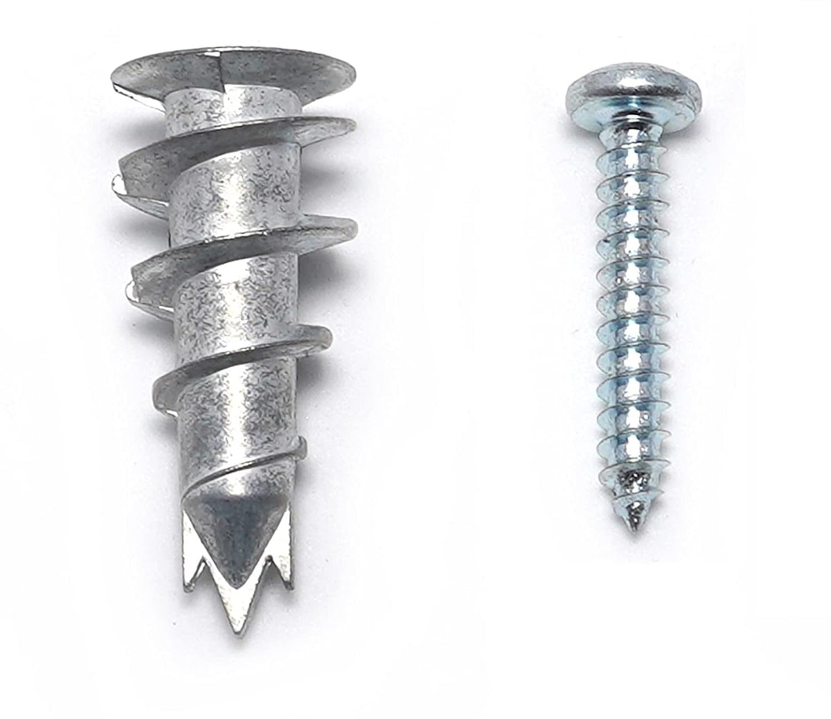 confast zinc self-drilling metal drywall anchors kit with, main product view