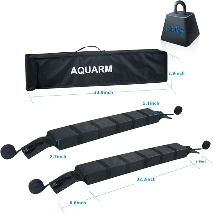 Kayak Roof Rack Pads Universal Car Soft Roof Rack - Image 2
