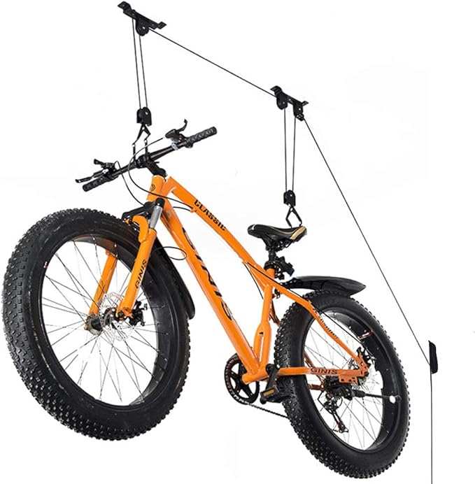 Wallmaster Ceiling Bike Mount Hanger, Bike Ceiling Lift Hoist, Bike Pulley by Wallmaster