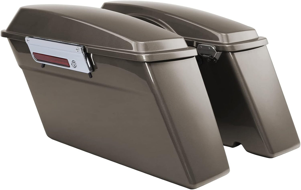 Green-L Hard Saddlebags Fit for Harley Touring Electra Glide Street Glide Road