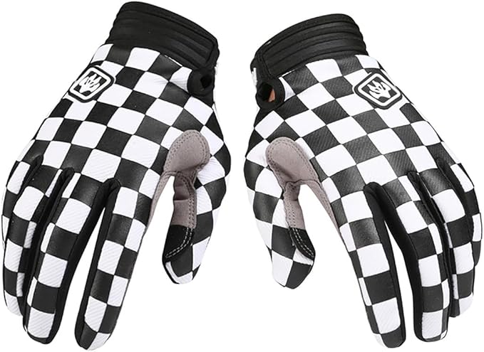 Dirt Bike Motorcycle Gloves for Men Women Finger Touchscreen Motorbike Gloves by QUENLOOP