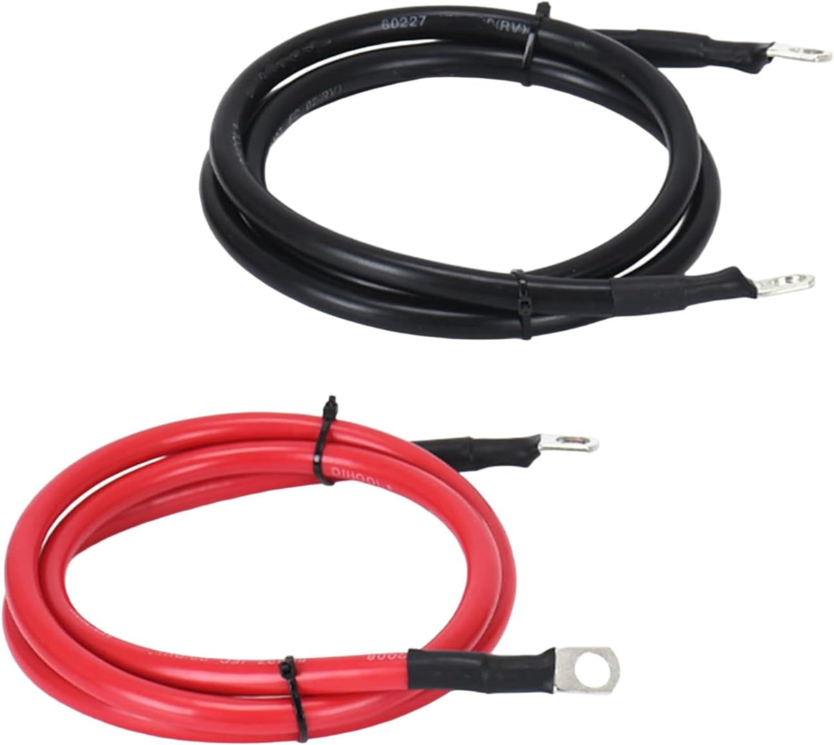 4 AWG Battery Cable 6FT 4 Gauge Pure Copper Battery Inverter Cables