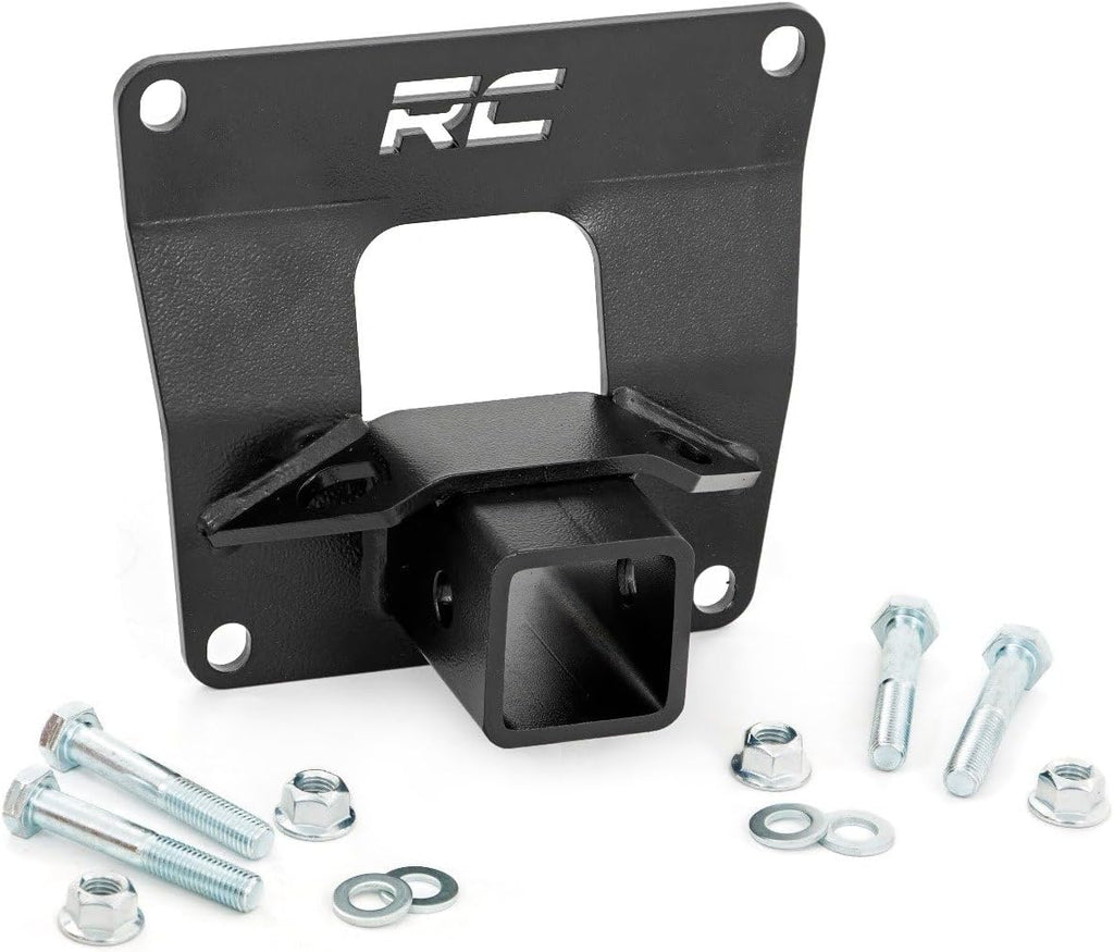 Rough Country 2" Receiver Hitch Plate for 2019-2022 Honda Talon - 92028 Black