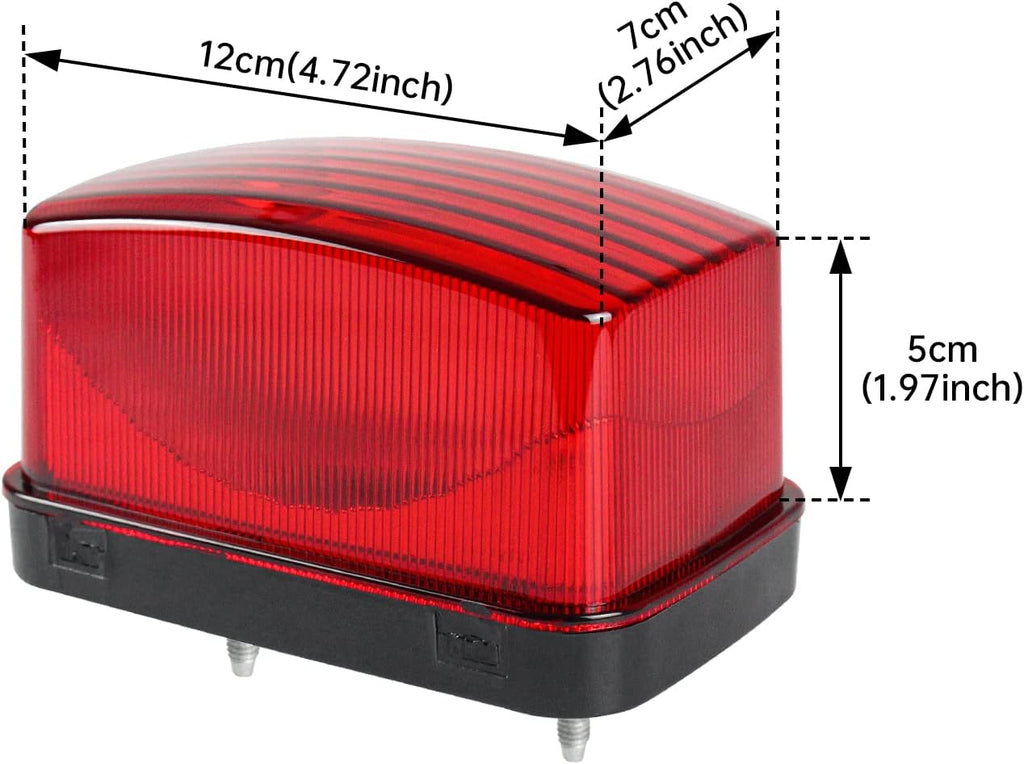 Taillight Housing Tail light Lens Cover Compatible with Yamaha Big Bear 400 / Grizzly 660 350 / Kodiak 400 / Rhino 660 700,Plastic Rear Light Lens Replace 5KM-84710-01-00,5KM-8472C-10-00(Red)