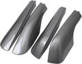 Rooftop Cargo Carrier Auto Roof Luggage Rack Guard Cover Cap Luggage Baggage Bar Rail End Protection Lid 4PCS for Lexus for LX570 2008-2015 Roof Racks Boxes