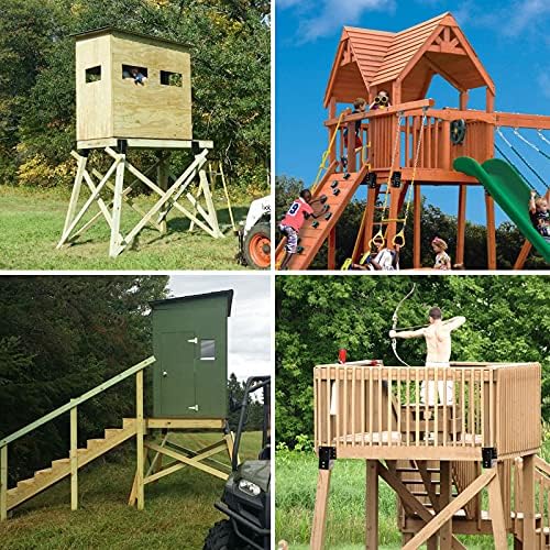 mofeez outdoor 4x4 compound angle brackets for deer, package contents