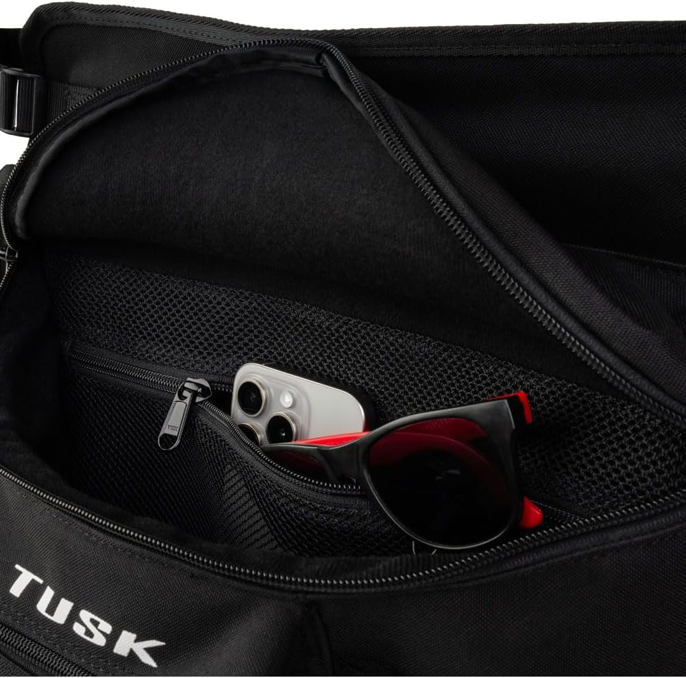 Tusk UTV Cab Pack Black – Off-Road Utility Vehicle Storage Accessory - Compatible with Can-Am Maverick Trail 1000 DPS 2018-2025