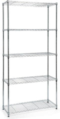 Heavy-Duty Chrome Steel Wire Shelving NSF Certified. Adjustable Storage Rack by Unknown