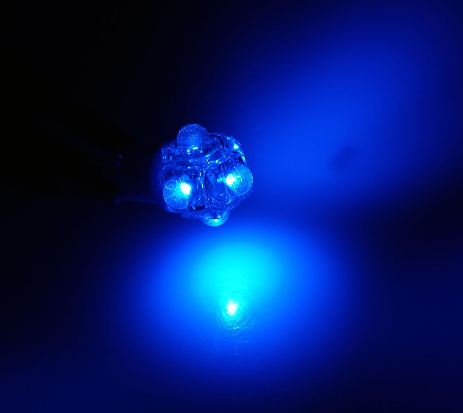 LEDTCL-T10-B5 Trunk Cargo Light LED Light Bulbs T10 Wedge, 5 Flux LED Blue 2-pc Set