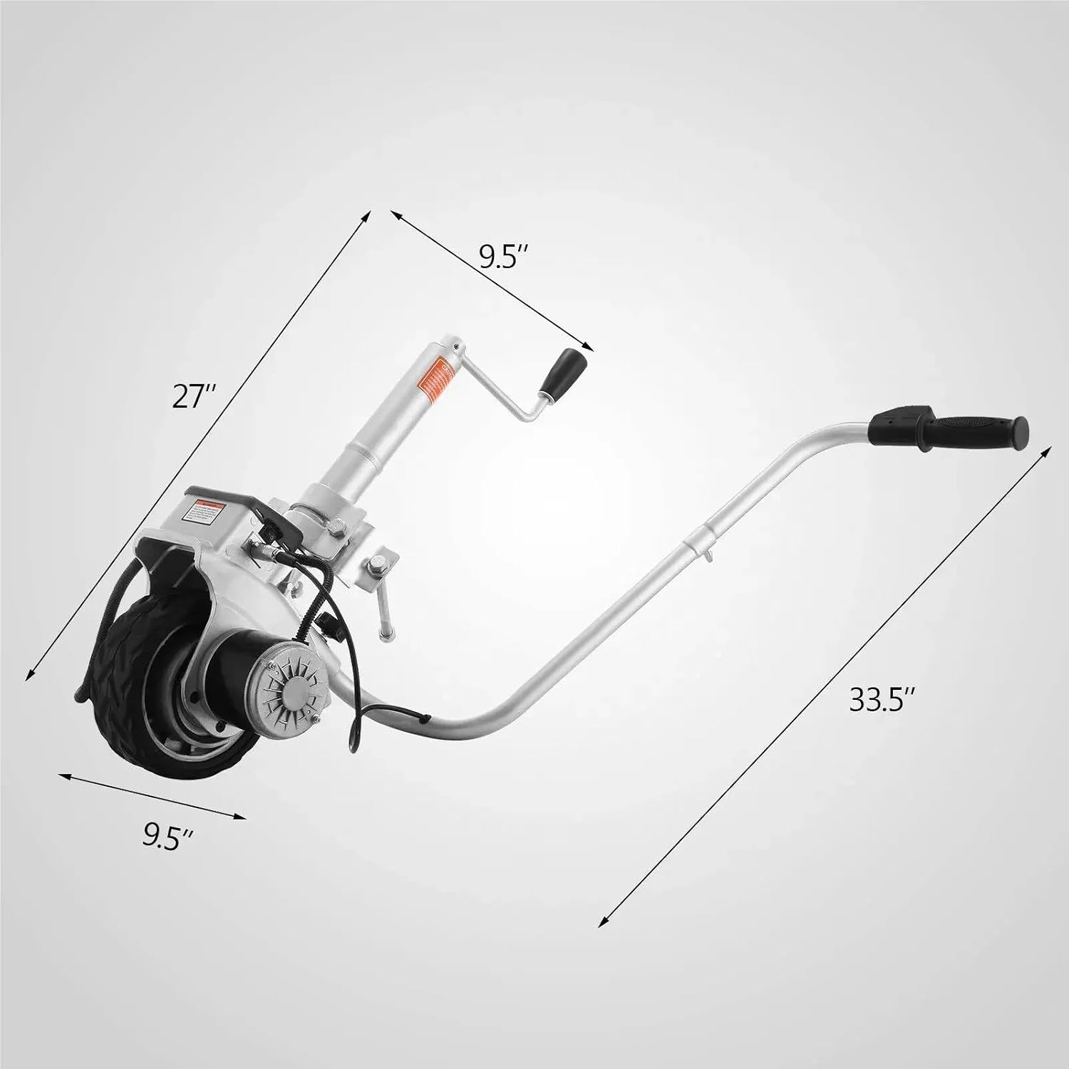 Car Moving Dolly Motorized Trailer Jack Wheel Mover 2270KG Caravan Boat Dolly Auto Brake Trailer Mover