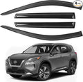 Window Rain Guards Fit for 2021-2025 Nissan Rogue S, 4-Piece Acrylic Set by CHYKORLA
