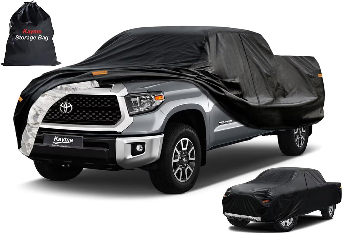 Kayme Truck Cover Custom Fit Toyota Tundra Regular Cab Short Bed. Full Exterior