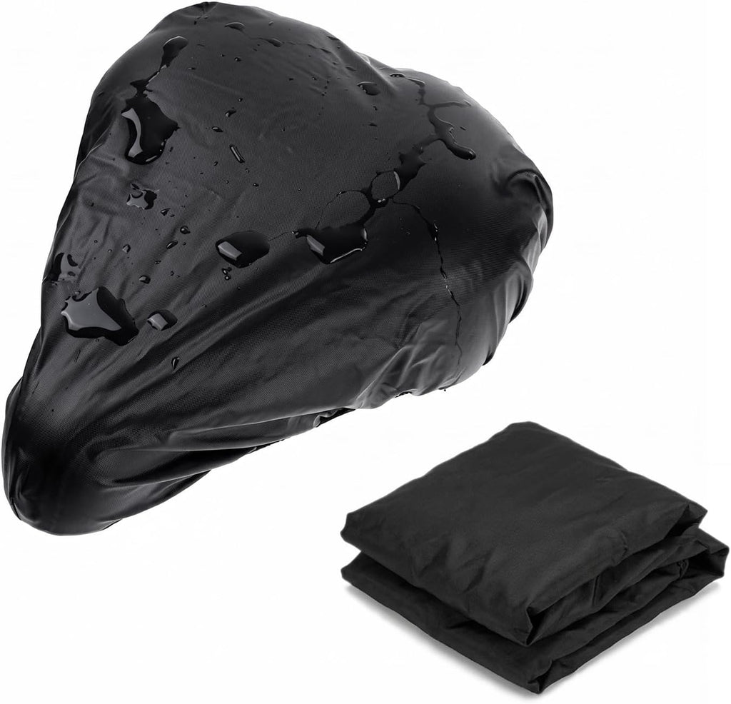 Bike Seat Rain Cover for City & Casual Bikes - Soft Silicone, Waterproof, Washable, Bicycle Seat Cushion Protector