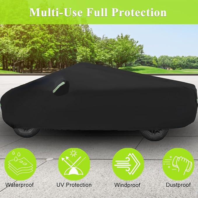 Truck Cover Custom Fit for Tesla Cybertruck, Waterproof All Weather Lightweight - Image 4