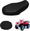 Leather Seat Cover Replacement for Kawasaki Prairie 1997-2003 300 400 650 KVF300 KVF400 2X4 4X4 KFV ATV Seat Accessories Black
