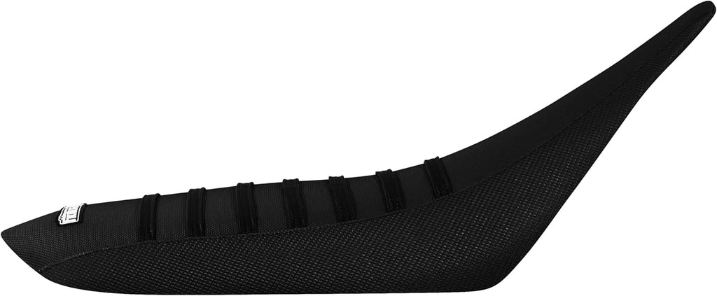 Enjoy Mfg Seat Cover - Compatible with Yamaha 2004-2013 YFZ 450 YFZ450 4 Wheeler Quad ATV #200 (All Black with Black Ribs)