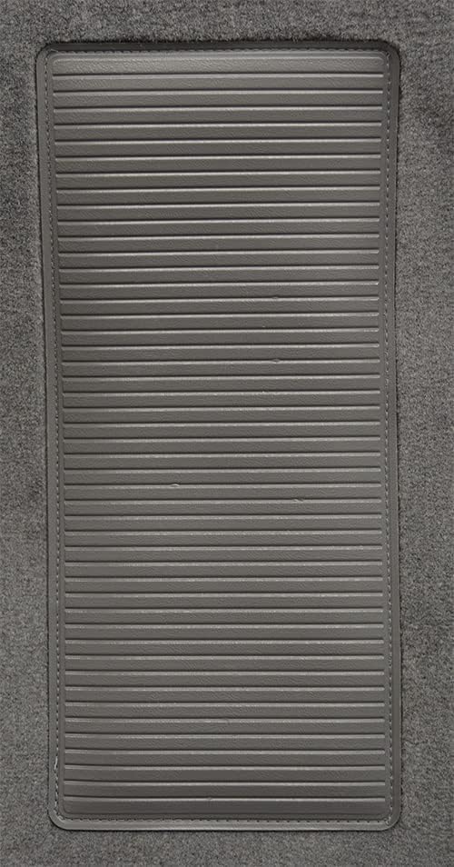 Auto Carpet Floor Liner - Passenger Area - Molded Cutpile - fits 1999-2019 Ford E-350 Super Duty Van - fits Gas or Diesel (Dark Gray)