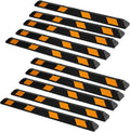 ZONETECH Large Heavy Duty Rubber Parking Curb – 72” Premium Quality Auto Garage