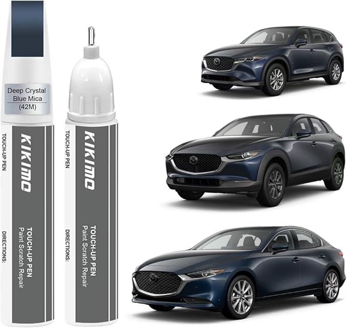 KIKIMO for Mazda Touch Up Paint), Car Paint Repair Kit for Mazda, 2 In 1 by KIKIMO