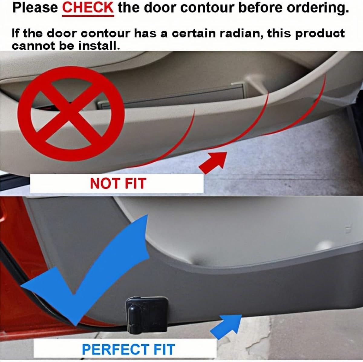 2Pcs Car Door Light Projector Lights Compatible with Dodge Challenger Charger SRT RAM car Door Welcome Light car Accessories Door Projector Lights (red+car)