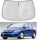 Windshield Sun Shade for Honda Civic 2006 2007 2008 2009 2010 2011, Front Window Shade Sun Visor Protector Honda Civic Accessories Foldable Sunshade Blocks UV Rays Keeps Your Car Cooler