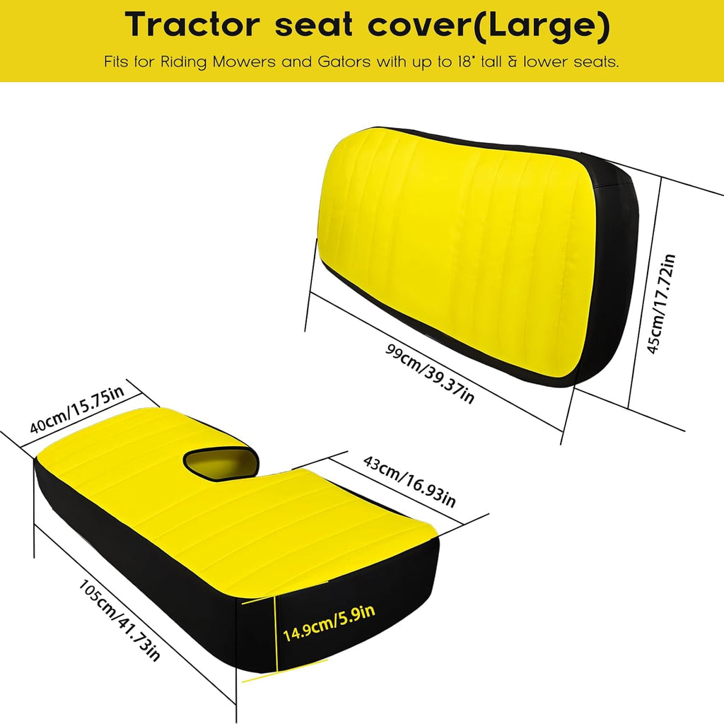 LP66449 Mid-Size Bench Seat Cover, Compatible with John Deere Gator XUV560/XUV590 | Waterproof 300D Oxford Fabric, Cushioned for Durable Protection