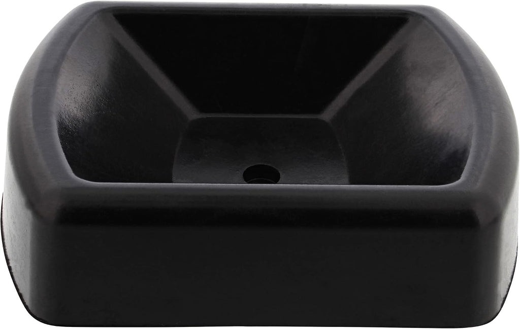 BISupply Trailer Wheel Chock for up to 6in Caster Wheel - 1pc Rubber Boat and RV Jack Block Jockey Trailer Wheel Dock